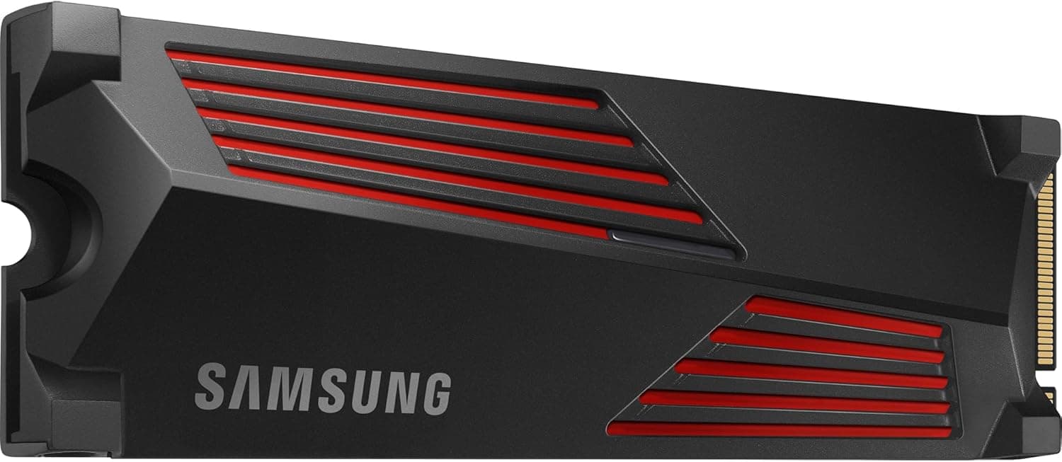 Samsung 990 Pro MZ-V9P2T0CW Disque SSD Interne avec dissipateur NVMe M.2 PCIe 4.0