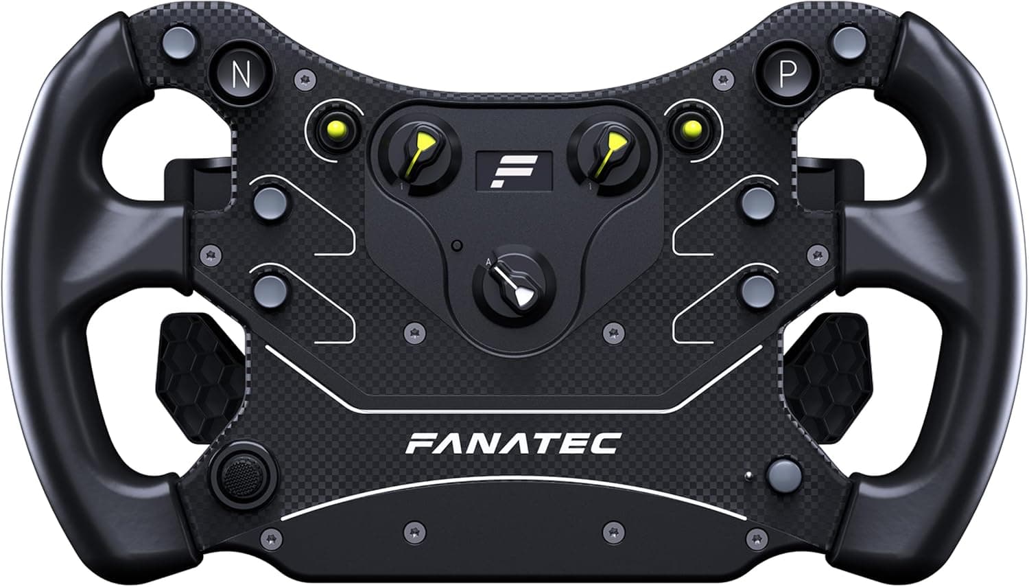 FANATEC シムレーシング CSL Steering Wheel GT3 – オーバーモールドされたラバーグリップ