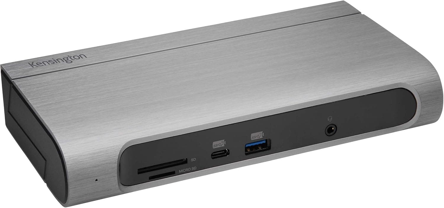 Kensington Thunderbolt & USB-C ドッキングステーション - SD5600T Thunderbolt 3 & USB-C デュアル 4K ビデオ (DisplayPort++