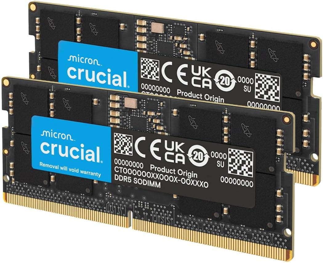 Crucial ノートPC用増設メモリ 32GB(16GBx2枚) DDR5 4800MT