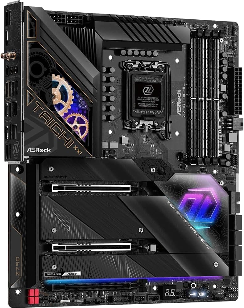 ASRock マザーボード Z790 Taichi Intel 第12世代 ・ 13世代 CPU ( LGA1700 )対応 Z790チップセット DDR5 E-ATX マザーボード 【国内正規代理店品】