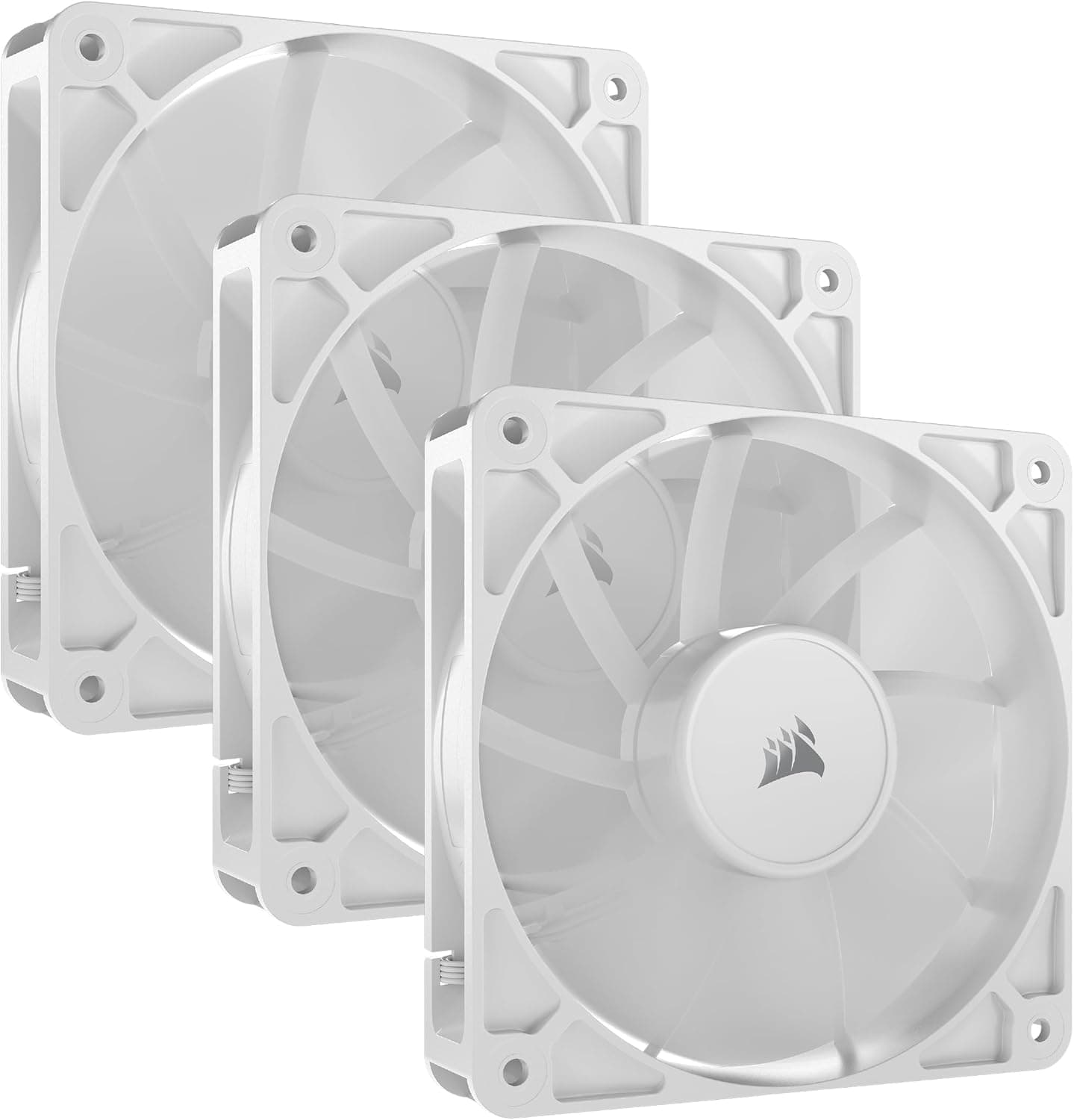CORSAIR RS120 PWM 120mm PCケースファン ホワイト トリプルパック