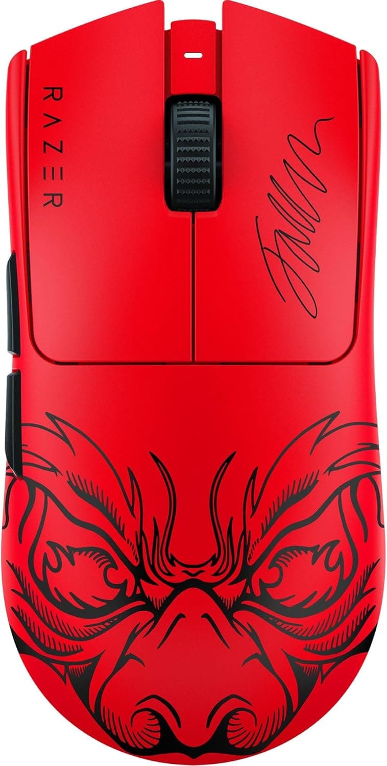Razer Viper V3 Pro Faker Edition ゲーミングマウスワイヤレス無線超軽量54g Focus Pro 35Kセンサー 35000DPI 8000Hzドングル同梱高速応答オプティカルスイッチ 6ボタンプロゲーマーFakerモデル