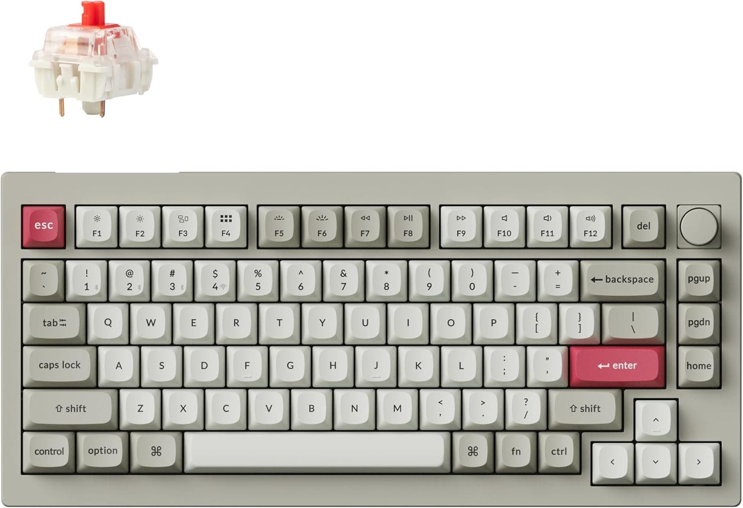 【国内正規品】Keychron V1 Max レトロカラー QMKワイヤレス・カスタムメカニカルキーボード