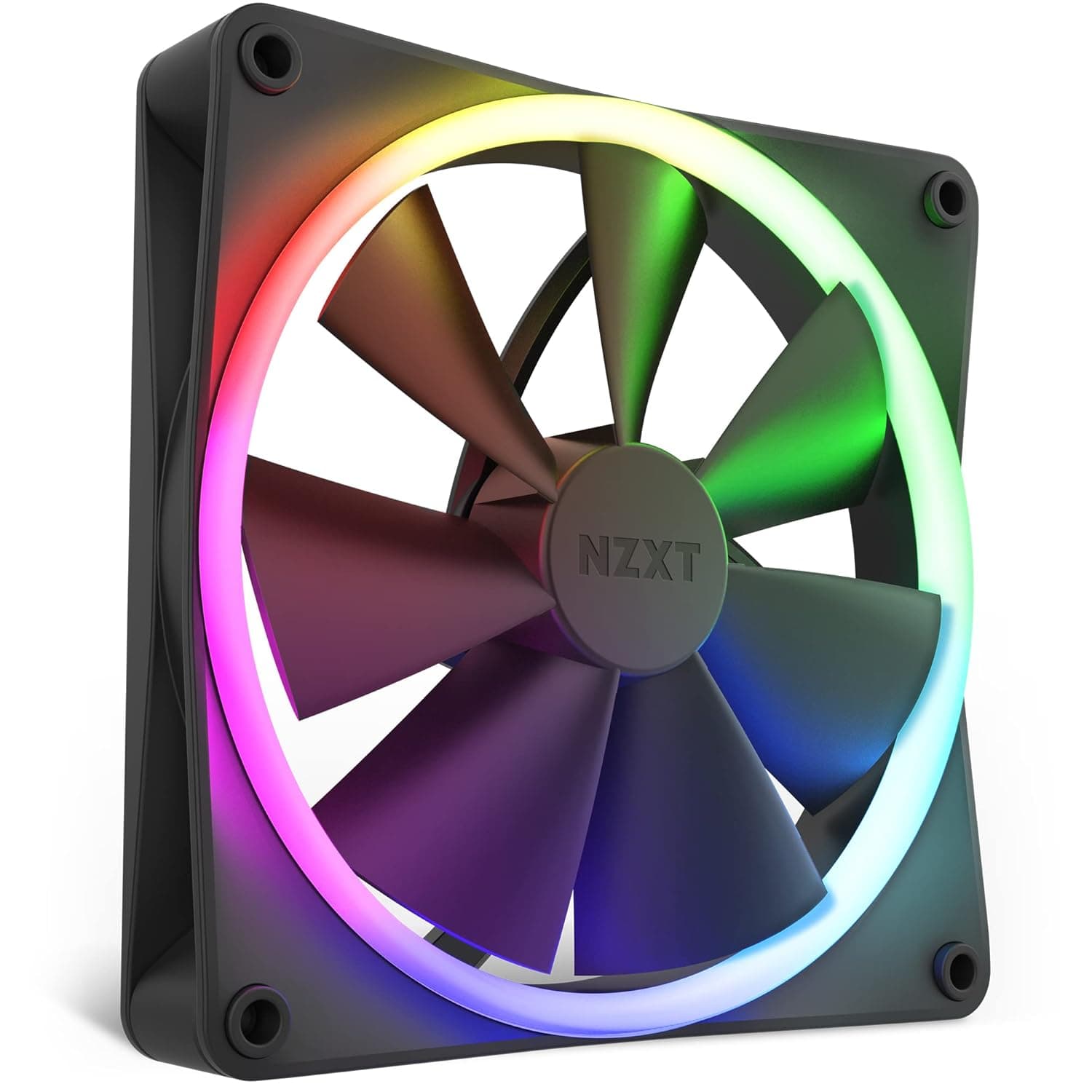 NZXT F120RGB 120mm x3 & RGBコントローラ付属ホワイト PCケースファン RF-R12TF-W1 FN1764