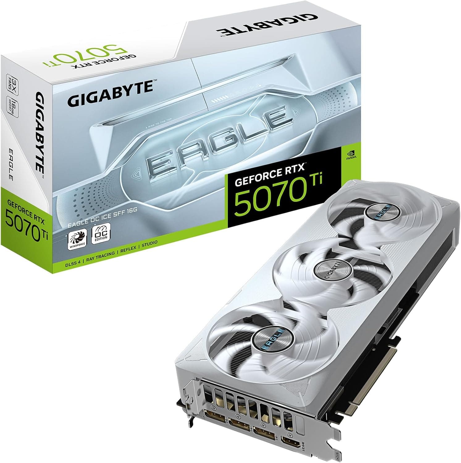GIGABYTE GeForce RTX 5070 Ti Eagle OC ICE SFF 16G グラフィックスカード
