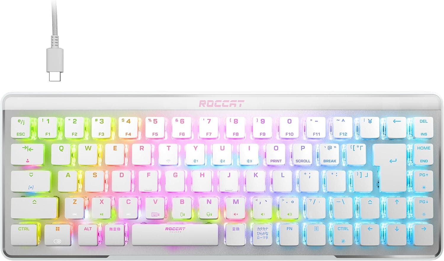 ROCCAT ゲーミングキーボード Vulcan II Mini Air 日本語配列(JIS) ワイヤレス 2.4GHz