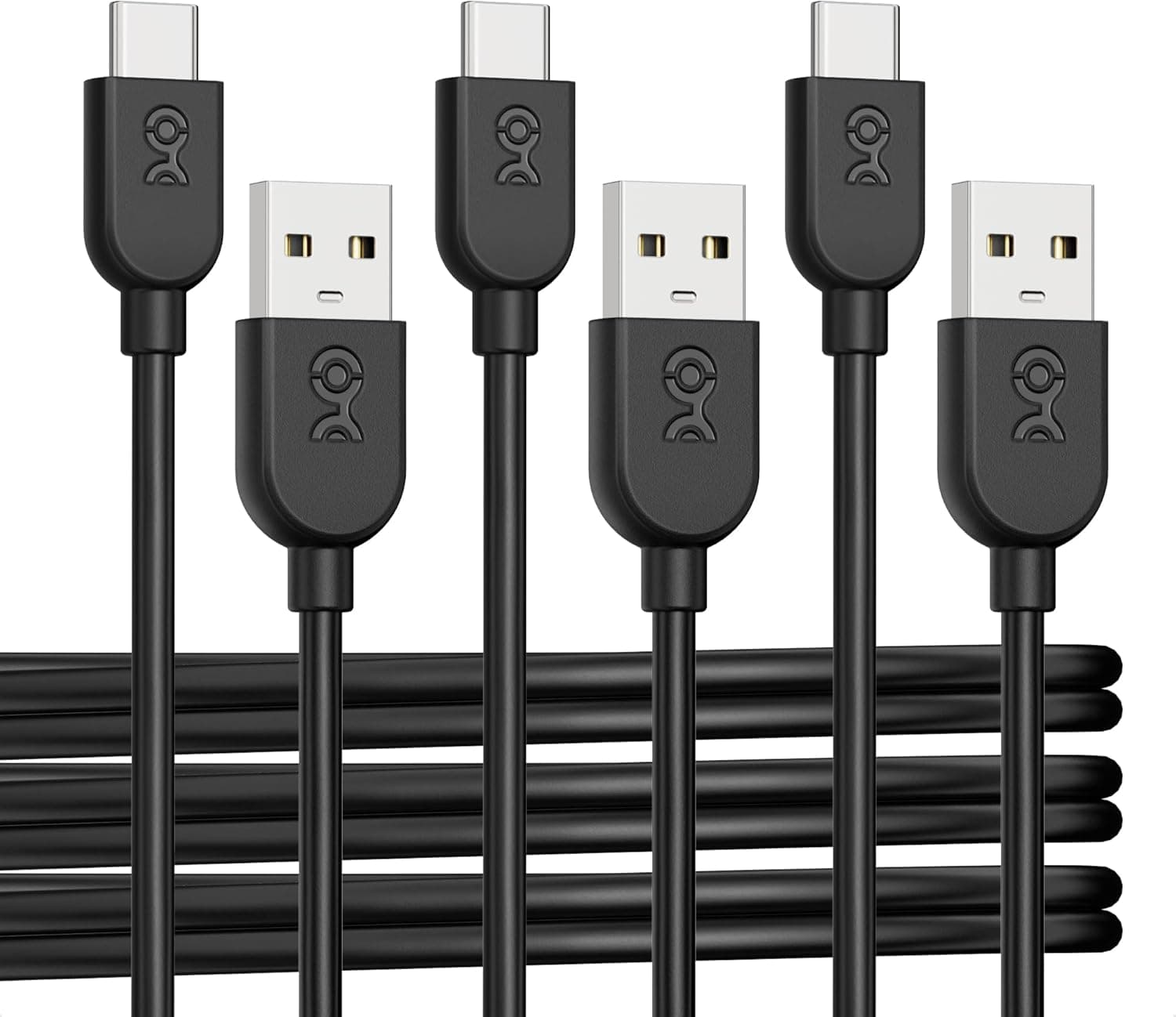 Cable Matters 3本セット 超柔軟USB-C USB-A 変換ケーブル - 1.8m