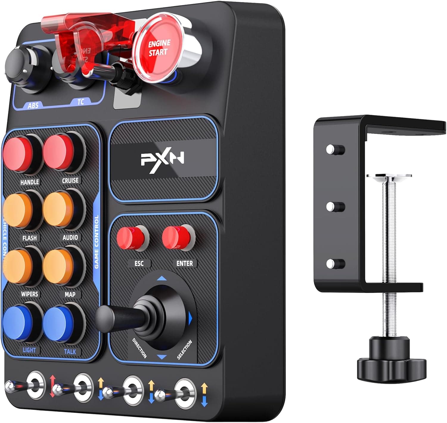 PXN ファームシミュレーションコントローラー - CB1 Simレーシングボタンボックス