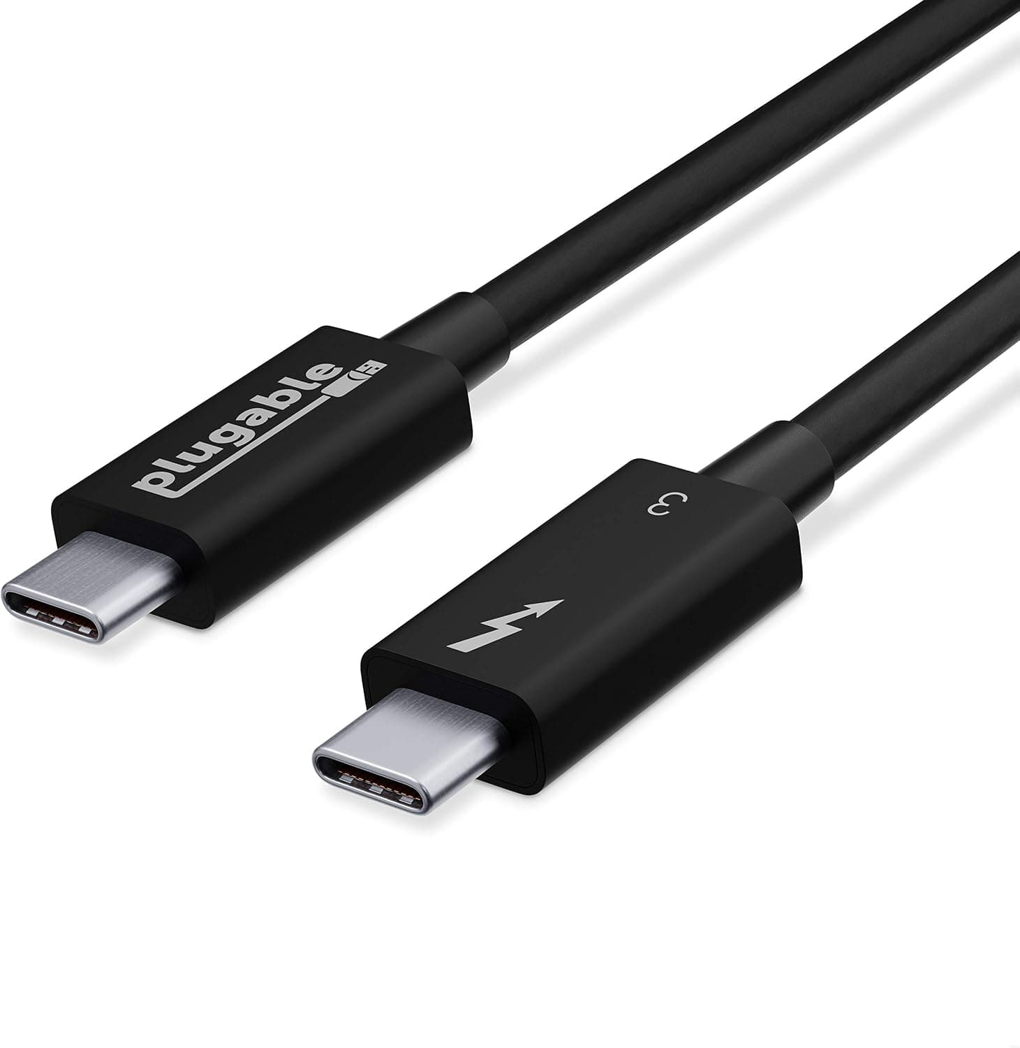 Plugable Thunderbolt 3 ケーブル 40Gpbs 100W 充電対応（80cm