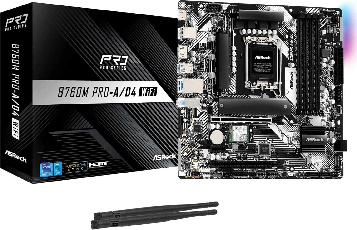 ASRock B760M Pro-A/D4 WiFi マザーボード
