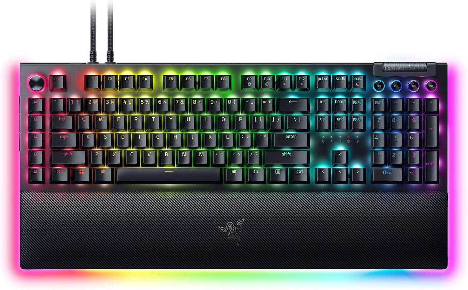 Razer BlackWidow V4 Pro - ゲーミングキーボードオレンジスイッチ - US - ブラック