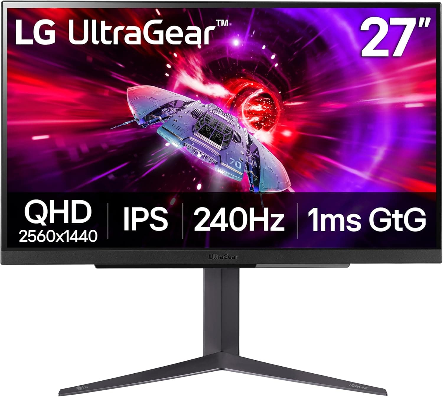 LG 27" UltraGear QHD (2560x1440) Gaming Monitor