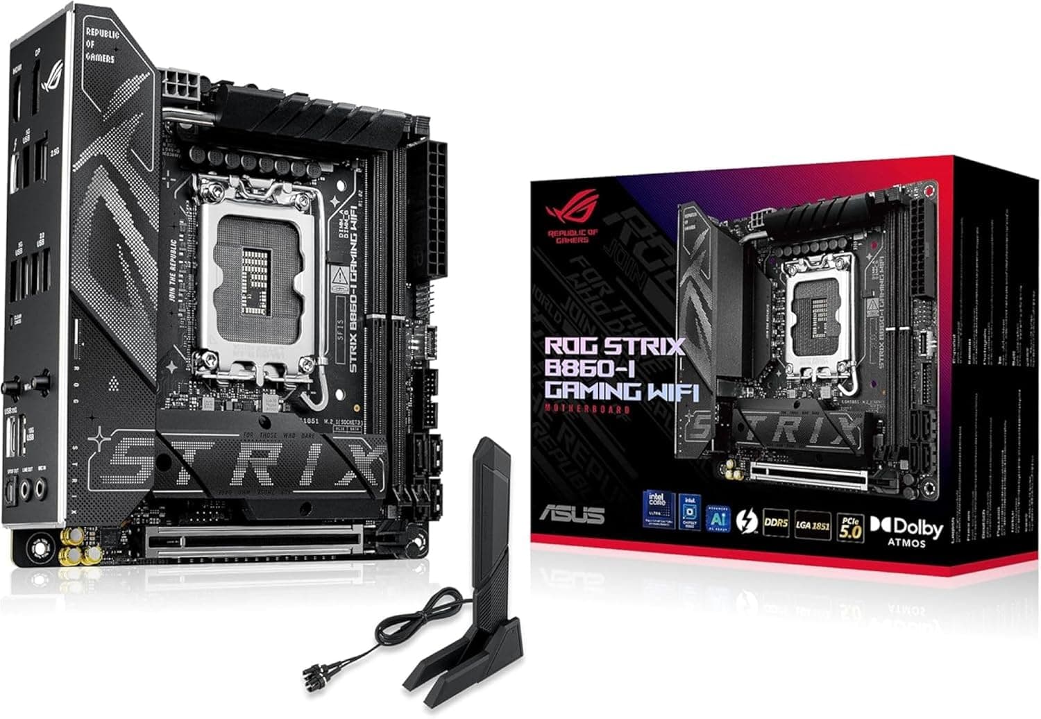 ASUS ROG STRIX B860-I GAMING WIFI B860搭載 Mini-ITXマザーボード
