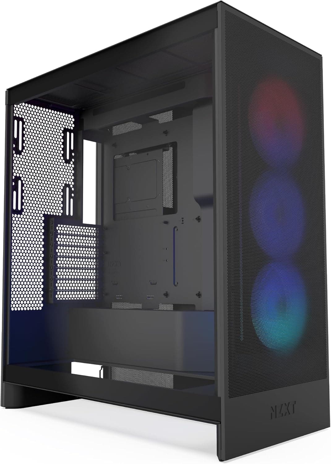 NZXT H7 Flow RGB v2 Black 360mm RGBシングルフレームファン搭載 ミドルタワーATXケース CM-H72FB-R1 CS9014