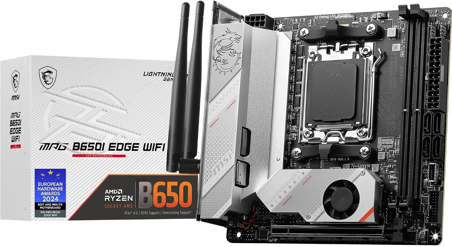 MSI MPG B650I EDGE WIFI AMD AM5 M-ITX マザーボード