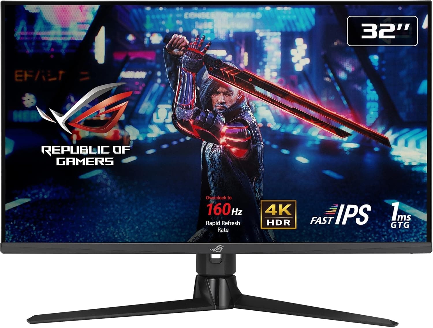 ASUS 4K ゲーミングモニター ROG Swift XG32UQ 32インチ