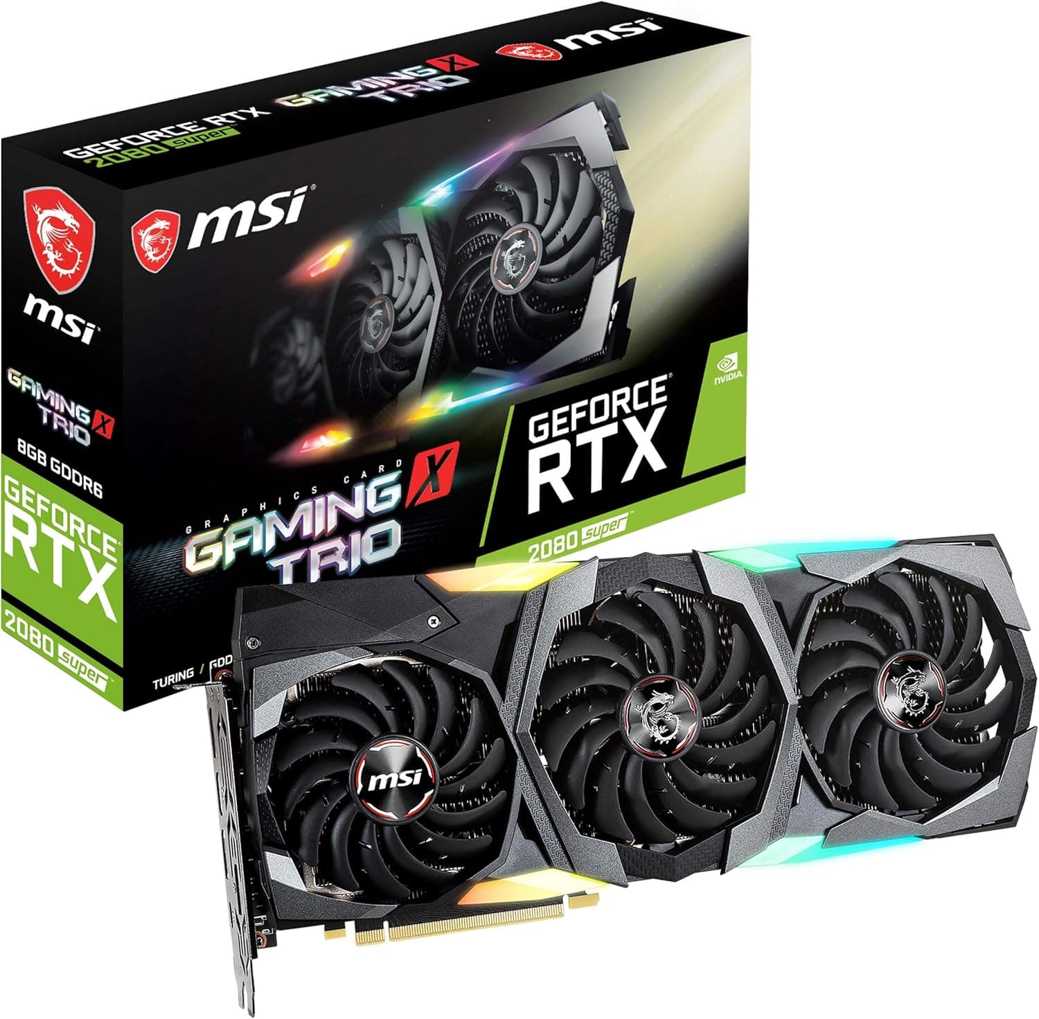 MSI Gaming GeForce RTX 2080 Super 8GB GDRR6 256ビット HDMI