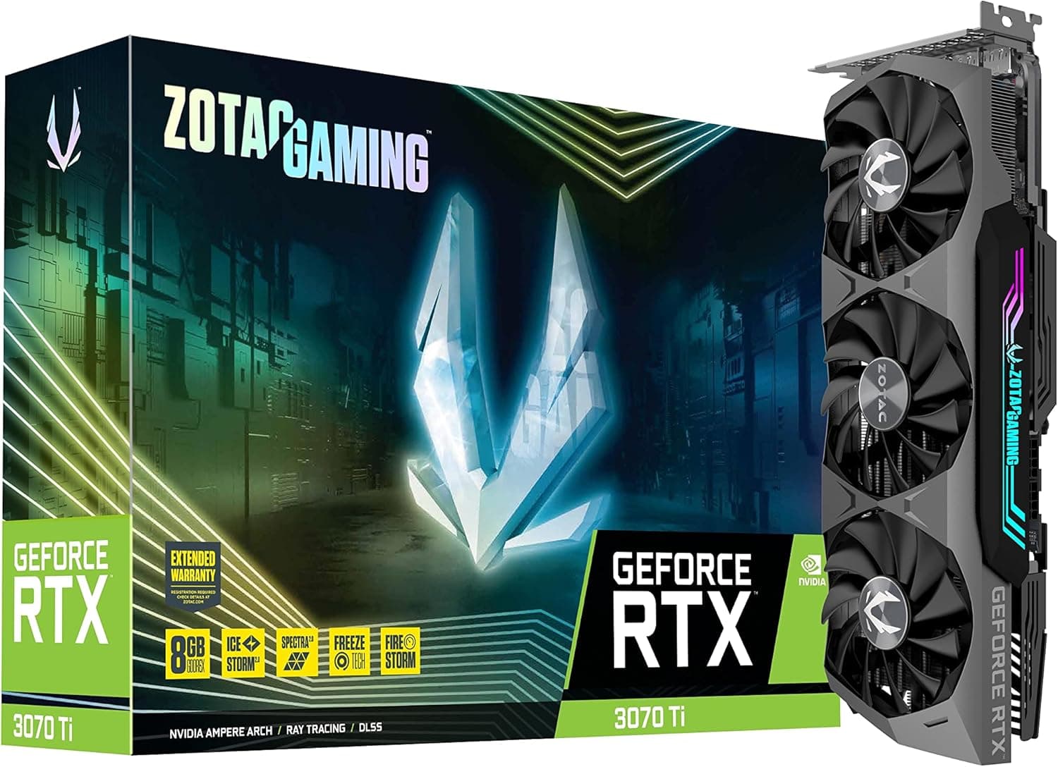 ZOTAC Gaming GeForce RTX 3070 Ti ZT-A30710Q-10P RTX3070Ti ゲーミンググラフィックスカード。