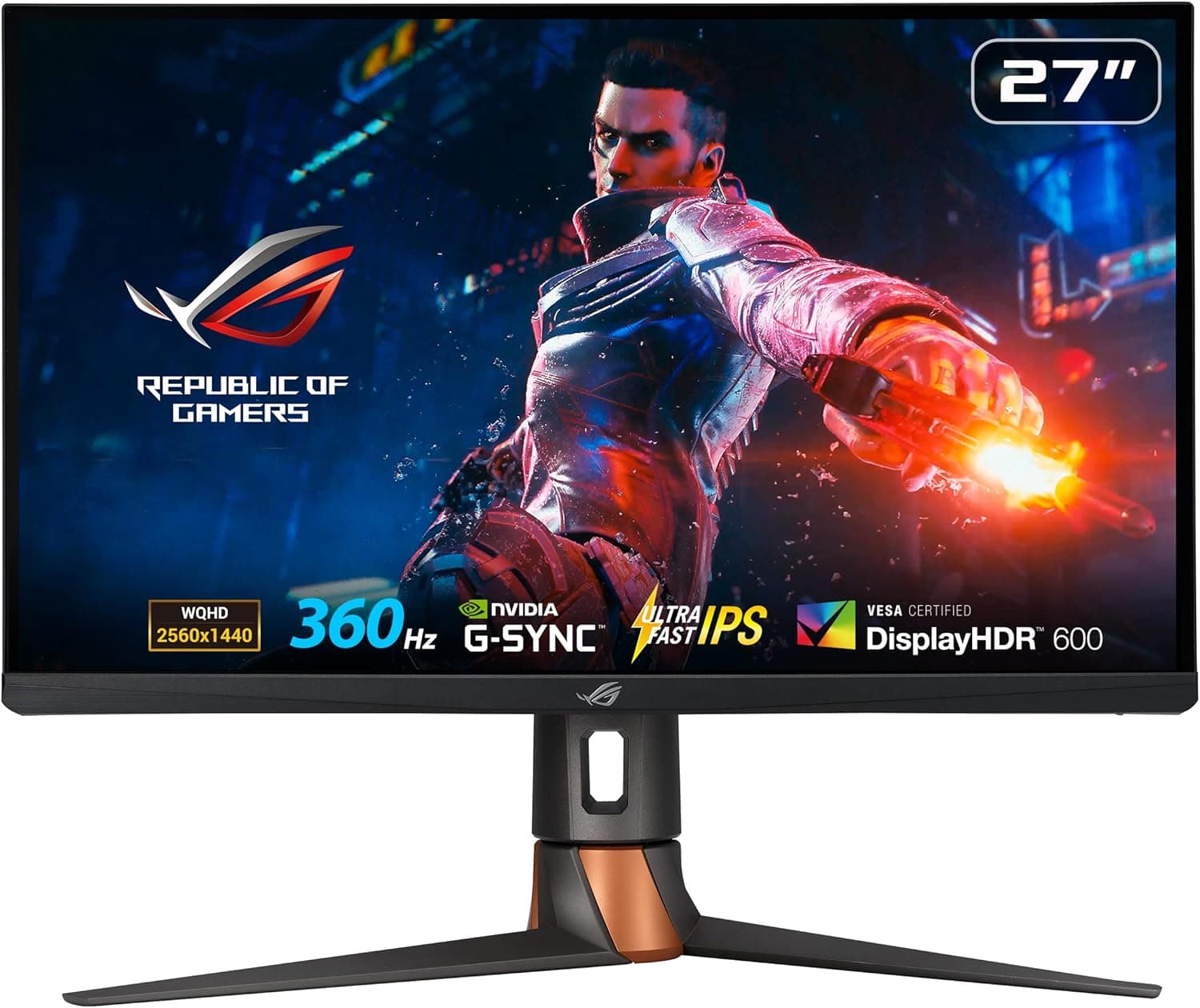 ASUS ゲーミングモニター ROG Swift PG27AQN 27インチ 360Hz