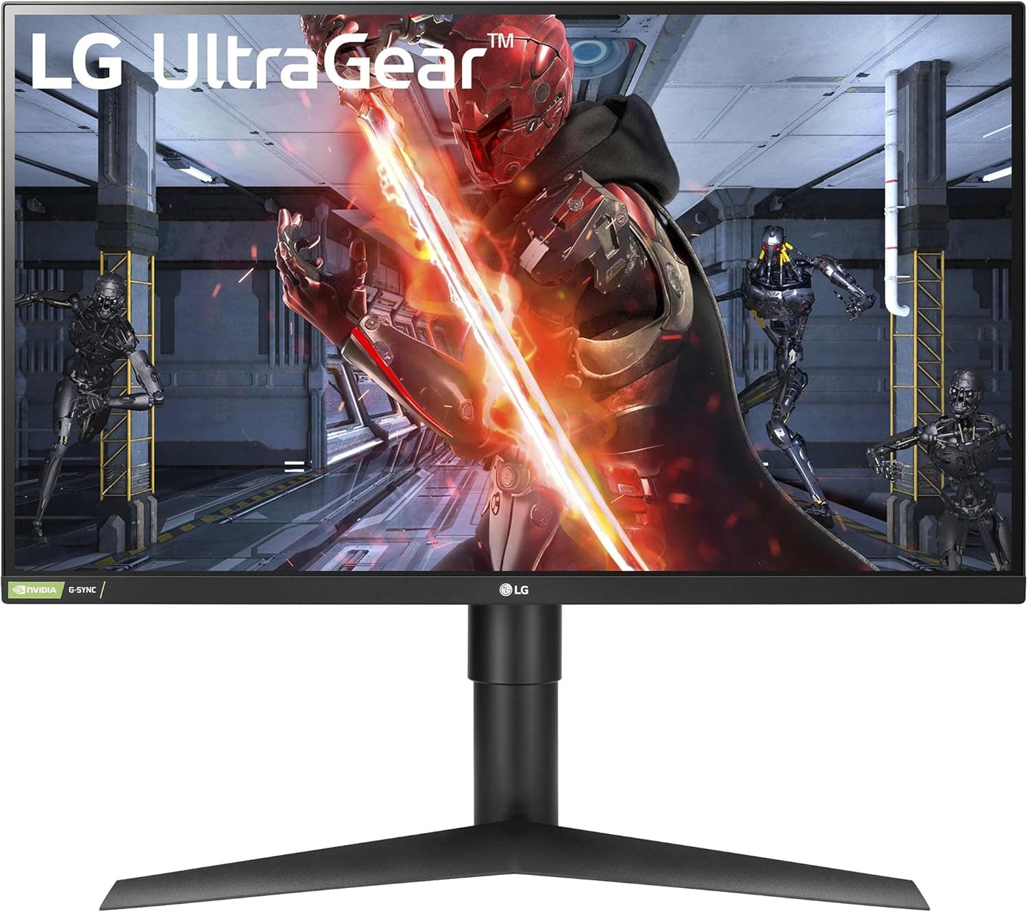 LG 27GL83A-B 27 Inch Ultragear QHD IPS 1ms NVIDIA G-SYNC Compatible Gaming Monitor