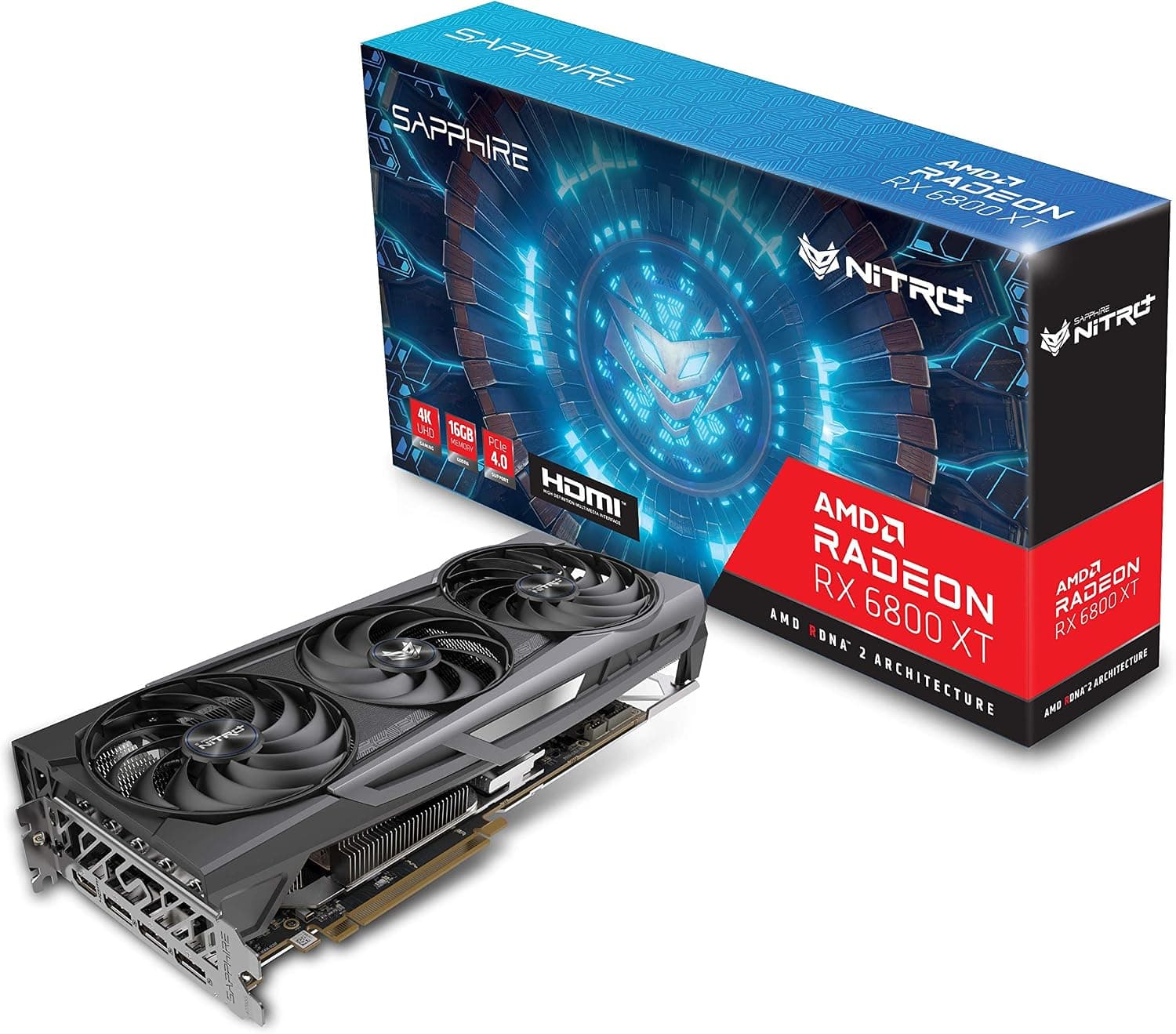 Sapphire 11304-02-20G Nitro+ AMD Radeon RX 6800 XT PCIe 4.0 ゲーミンググラフィックスカード 16GB GDDR6付き