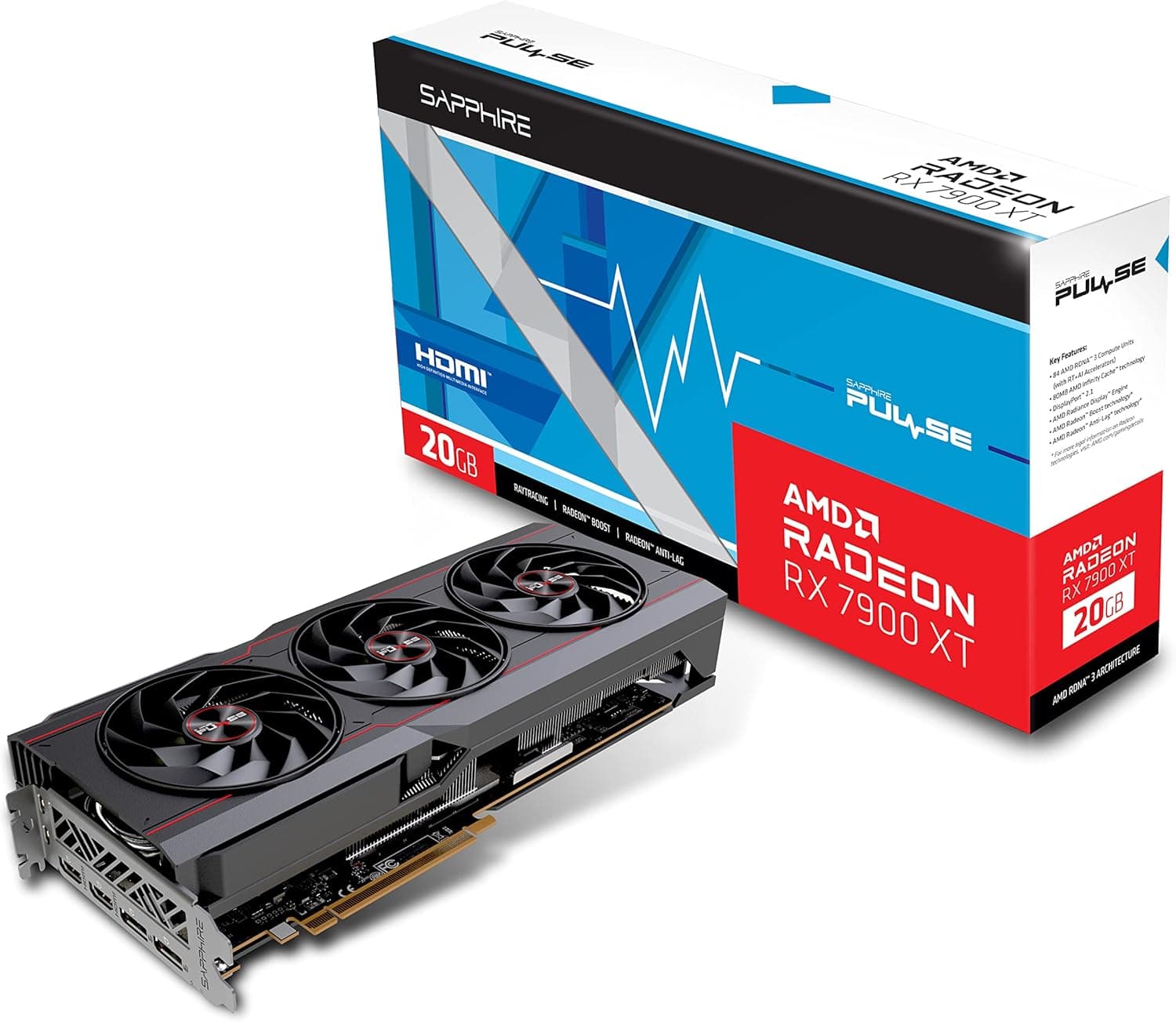 SAPPHIRE PULSE RX 7900 XT 20GB GDDR6
