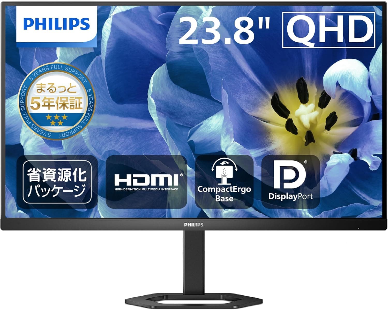 PHILIPS 液晶ディスプレイ PCモニター 24E1N5500B