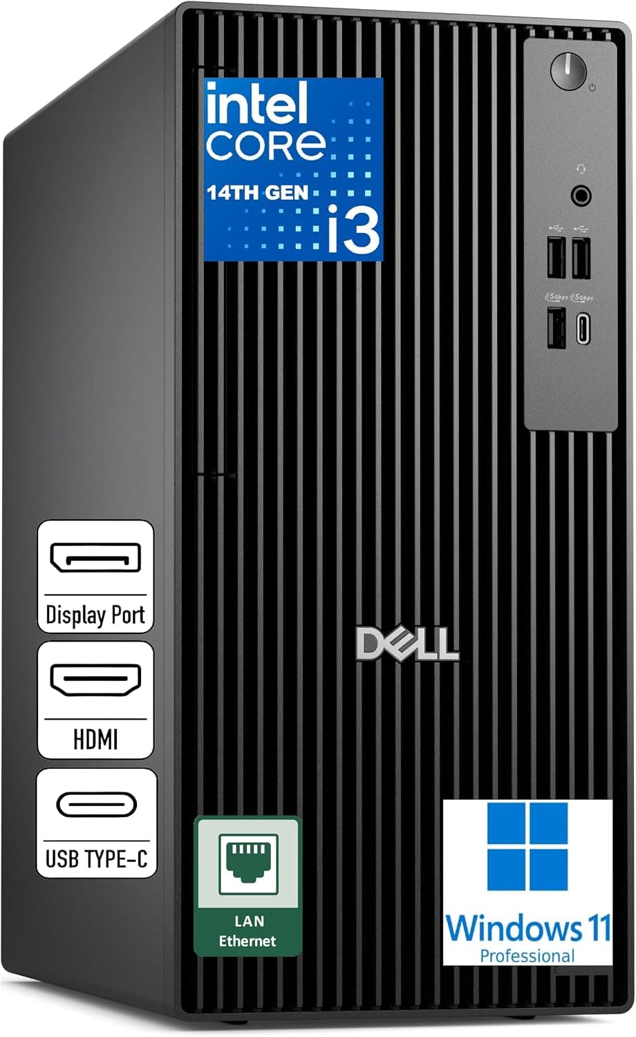 Dell Pro Tower デスクトップPC(2026年版 AI-Ready)Intel Core i3-14100・16GB DDR5 RAM搭載