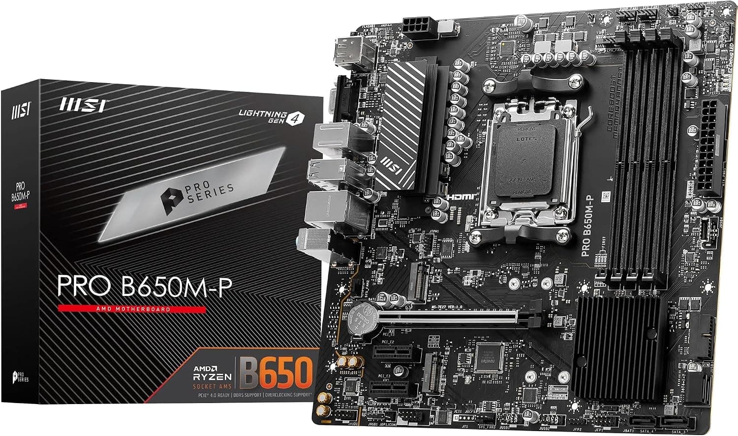 MSI Pro B650M-P AM5 mATX マザーボード