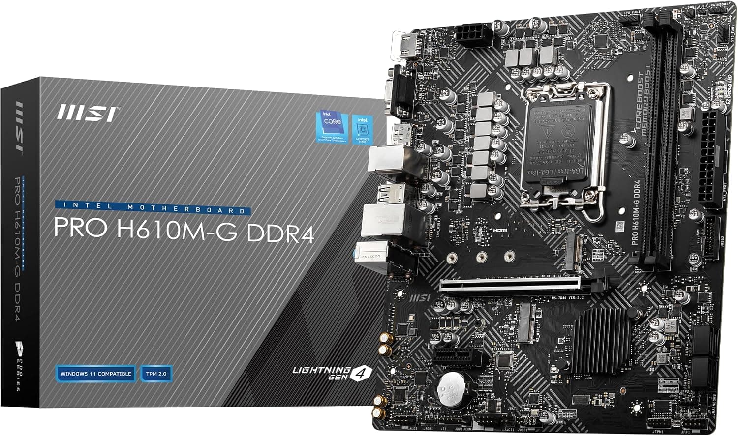 MSI PRO H610M-G DDR4