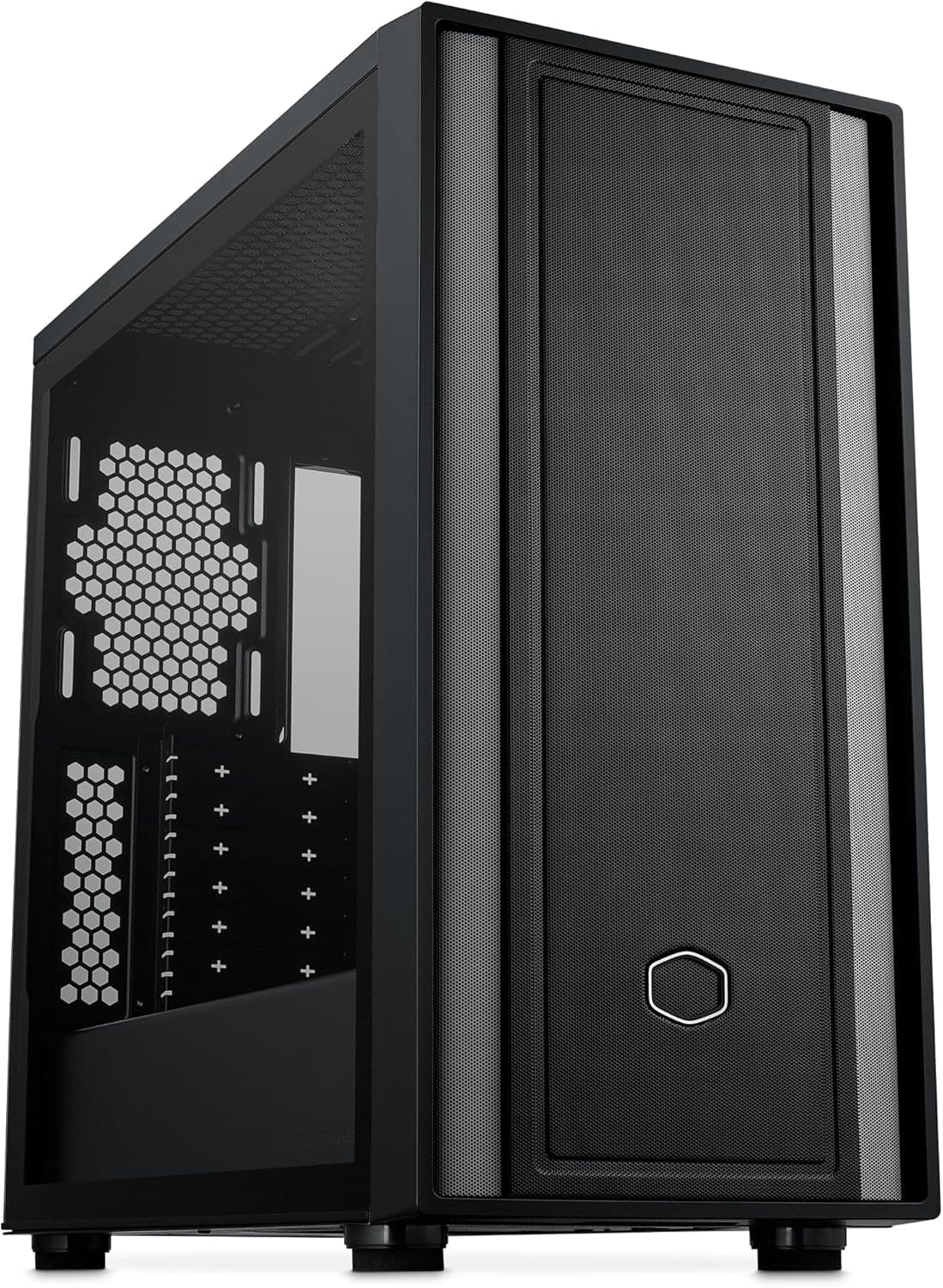 Cooler Master 背面コネクターマザーボード対応140mmトリプルファン搭載ミドルタワーPCケース MasterBox 600 Lite [ MB600L-KGNN-S00 ]