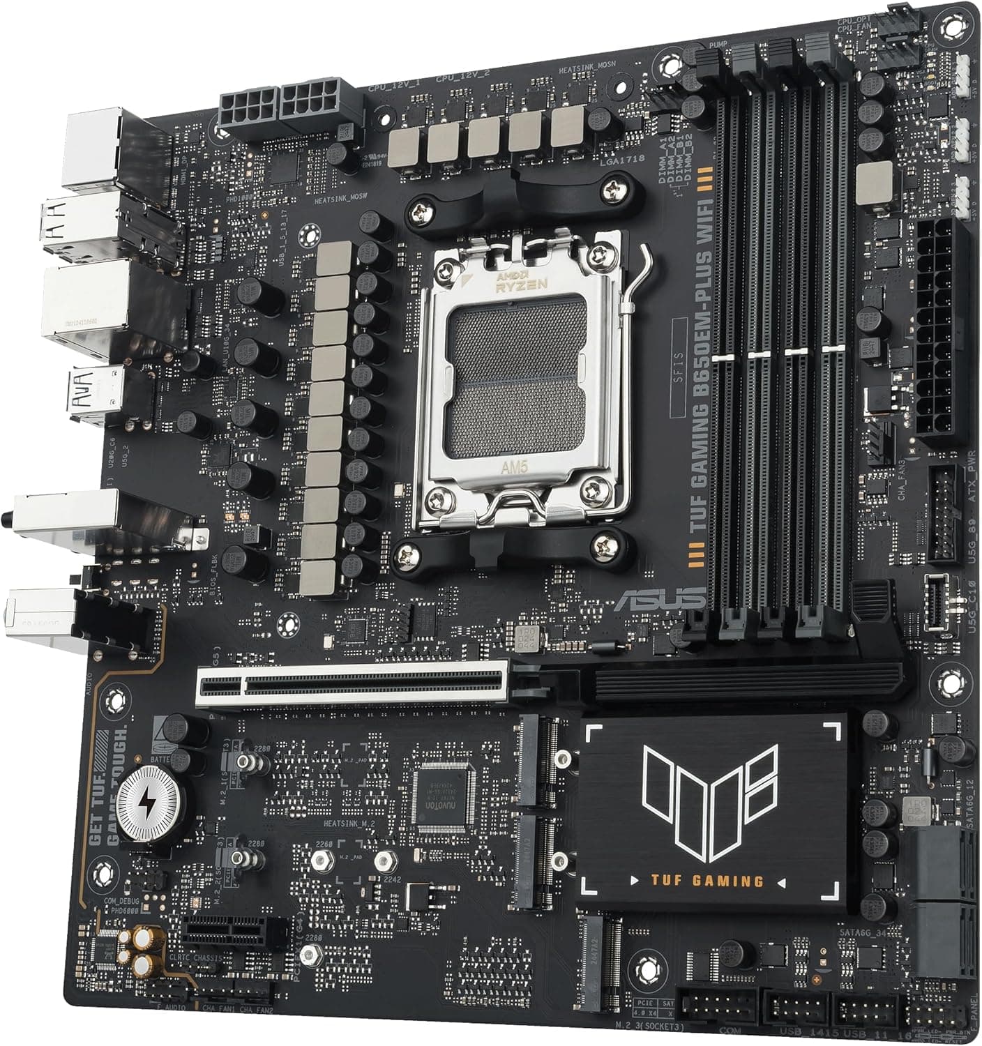 ASUS AMD B650 chipset Ryzen デスクトッププロセッサー用 AM5対応 micro-ATX マザーボード TUF GAMING B650EM-PLUS WIFI 国内正規代理店品