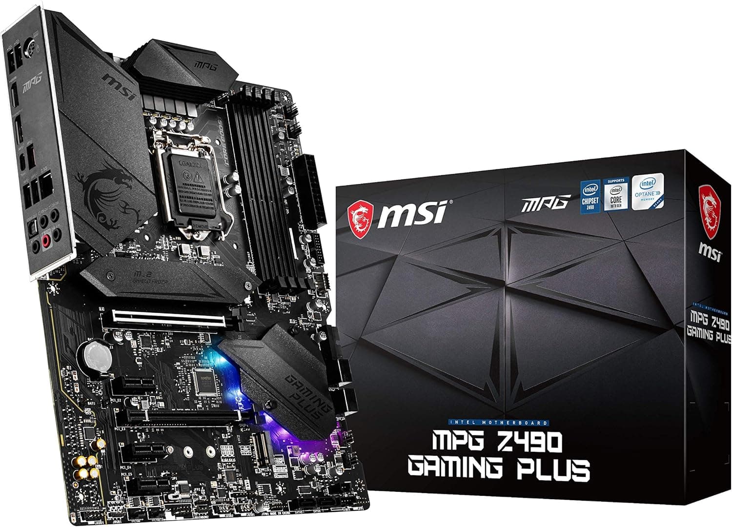 MSI MPG Z490 GAMING PLUS マザーボード ATX [Intel Z490チップセット搭載] MB4954