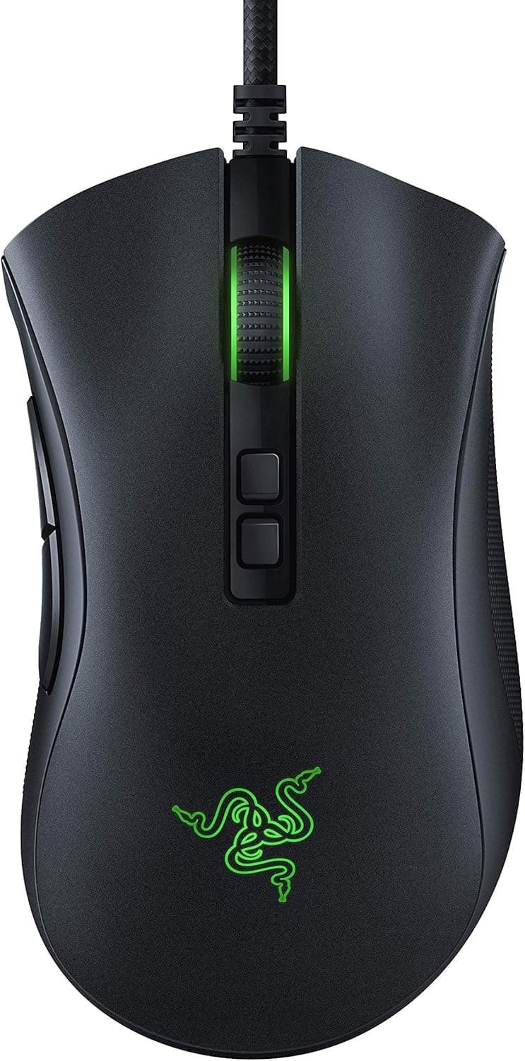 Razer DeathAdder V2 ゲーミングマウス右手エルゴノミック形状 Focus+センサー 20000DPI 軽量82g 光学スイッチ 8ボタン柔らかい布巻ケーブル Chroma 【日本正規代理店保証品】 RZ01-03210100-R3M1