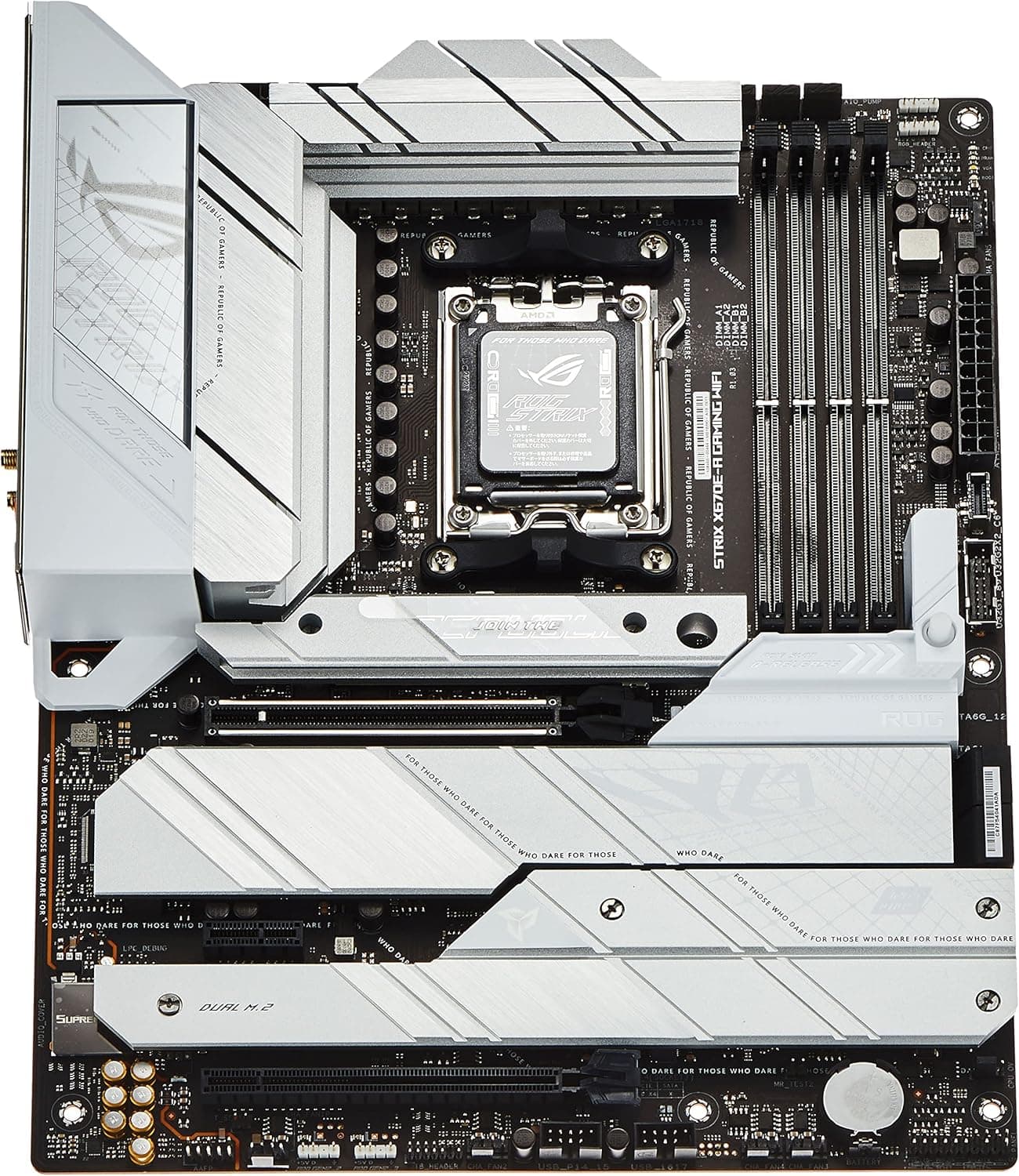 ASUS ROG STRIX X670E-A GAMING WIFI AMD Ryzen 7000シリーズ AM5対応 X670E搭載 ATXマザーボード