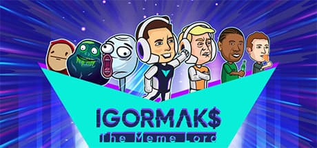 IGOR MAKS The Meme Lord:毒性ミームと戦うトップダウンシューター