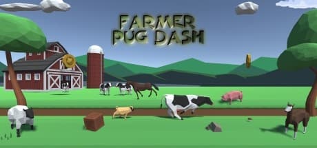 Farmer Pug Dash: Run, Collect, Decorate Your Farm!