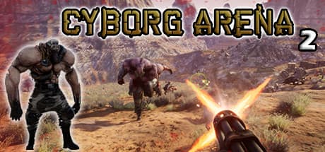 Cyborg Arena 2 – Unleash Minigun Firepower Against Robotic Hordes