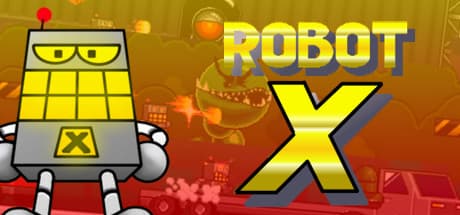 Robot-X: Retro Platformer Shooter Adventure