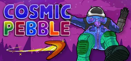 Cosmic Pebble:Giannis Mavroeidis開発の精密プラットフォーム・ドット絵タイトル