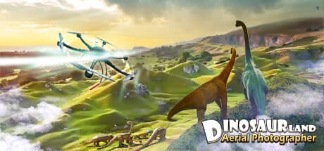Dinosaur Land Aerial Photograph: Explore a Prehistoric World by Drone