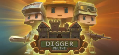 Digger Online:ブロックの世界で建築、探索、そしてサバイバル!