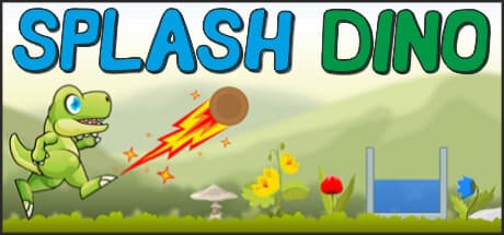 Splash Dino: かわいい恐竜とボールを水に落とすパズルゲーム