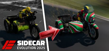 Sidecar Evolution 2025: プロシージャル生成された自然の中でレースの栄光を掴め