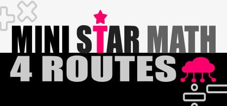 Mini Star Math: 4 Routes - A Cute Math Challenge with Customizable Formulas