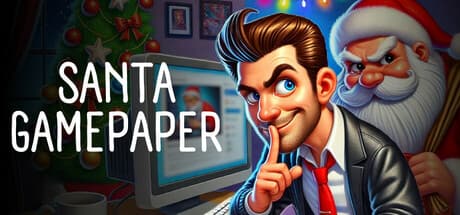 サンタゲームペーパー:仕事中にクリスマスの準備をしよう!