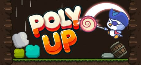 Poly Up: カラフルなブロックを積み上げて高みを目指す、中毒性のあるアーケードパズル