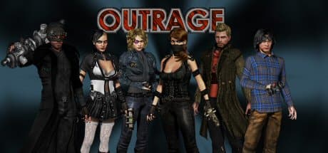 Outrage:サイバーパンクな復讐者RPG:ダンジョンクロウラー