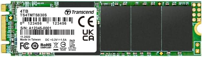 Transcend MTS830S 4 TB M.2 2280 SATA III 6 Gb